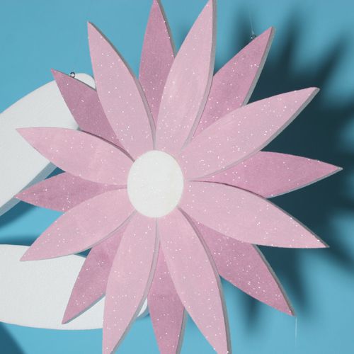 Pack of 5 - 380mm polystyrene flowers - Design FL-DP 228 - Matt Finish